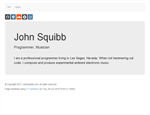 Tablet Screenshot of johnsquibb.com